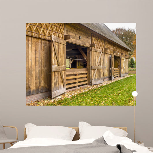 Traditional Shed Dutch Building Wall Decal