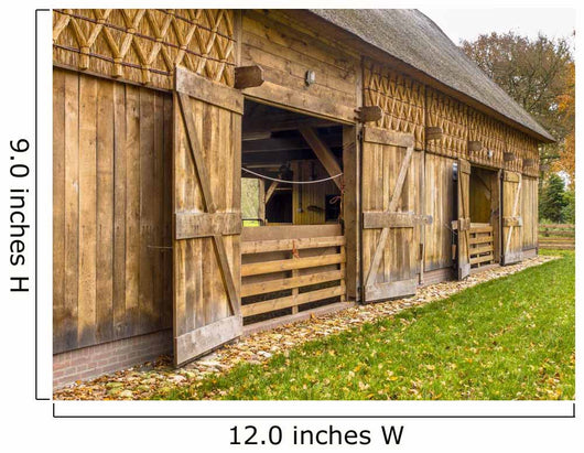 Traditional Shed Dutch Building Wall Decal