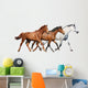 Herd Wild Horses Running Wall Decal