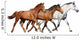 Herd Wild Horses Running Wall Decal