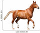 Chestnut Brown Horse Running 2 Wall Decal