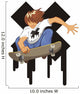 Young Man Jumping With Skateboard Wall Decal