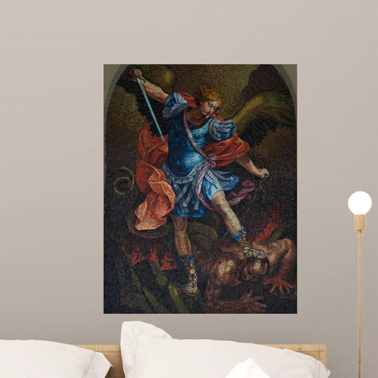 Michael Fighting Evil Wall Decal