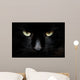 gatto nero Wall Mural