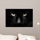 gatto nero Wall Mural