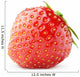 Strawberry Berry White with Wall Decal