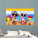 cocktail dogs Wall Mural