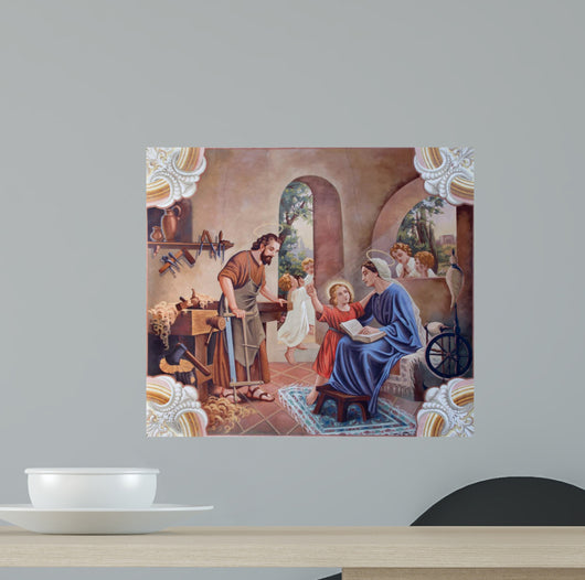 Fresco Holy Family from Wall Decal
