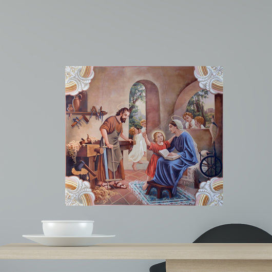 Fresco Holy Family from Wall Decal
