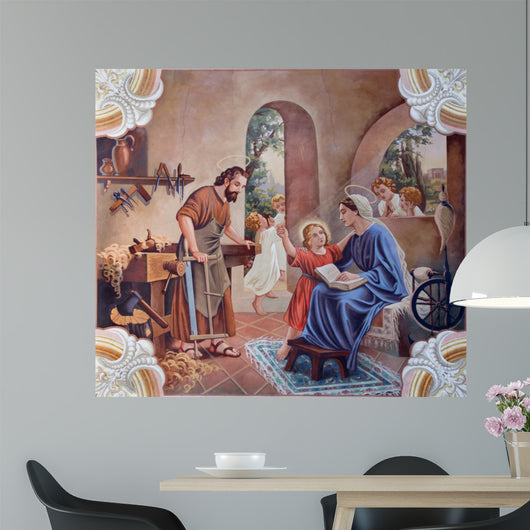 Fresco Holy Family from Wall Decal