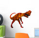 Dilophosaurus White Wall Decal