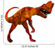 Dilophosaurus White Wall Decal