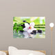 Spa Stones Bamboo Branches Wall Decal