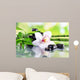 Spa Stones Bamboo Branches Wall Decal