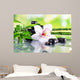 Spa Stones Bamboo Branches Wall Decal