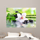 Spa Stones Bamboo Branches Wall Decal