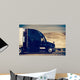 Speeding Semi Truck Wall Decal