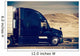 Speeding Semi Truck Wall Decal