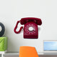 Rotary Telephone Wall Decal