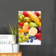 Many Varieties Fruits White Wall Decal