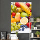 Many Varieties Fruits White Wall Decal