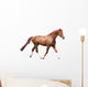 Chestnut Brown Horse Running Wall Decal