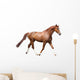 Chestnut Brown Horse Running Wall Decal