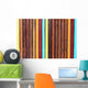 Colorful Stripe Wooden Wall - Wall Decal