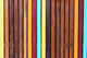 Colorful Stripe Wooden Wall - Wall Decal