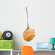 Tea spoon with peanut butter Wall Decal