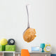 Tea spoon with peanut butter Wall Decal