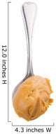 Tea spoon with peanut butter Wall Decal