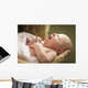 Newborn Baby Girl Wall Mural