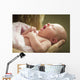Newborn Baby Girl Wall Mural
