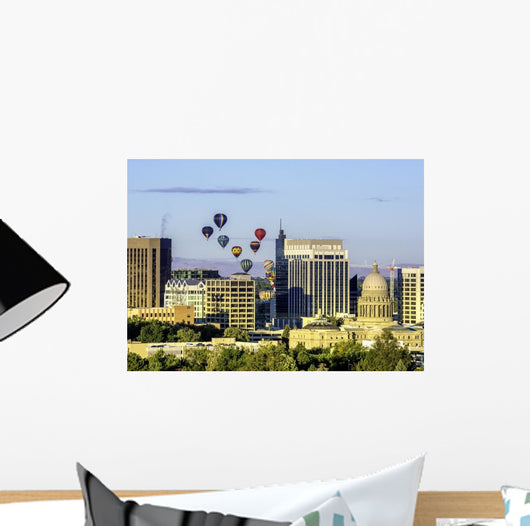 City Boise Skyline with Wall Decal