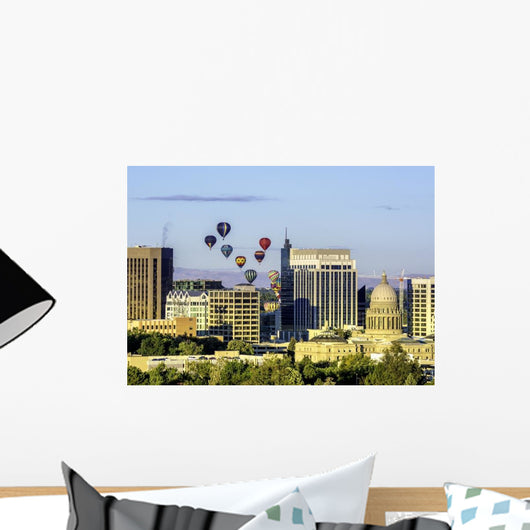 City Boise Skyline with Wall Decal