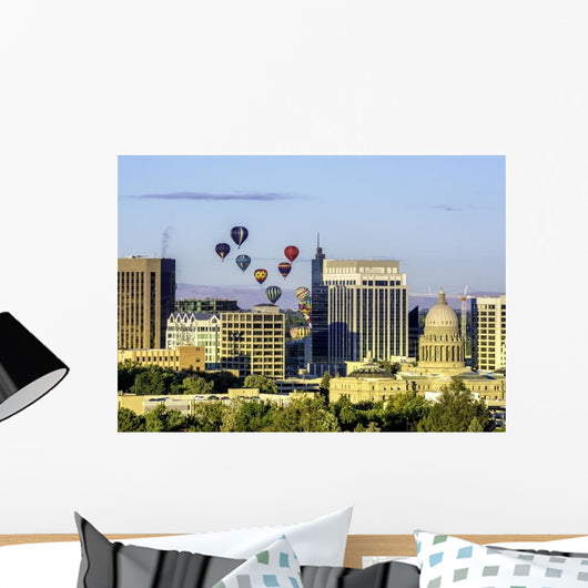City Boise Skyline with Wall Decal
