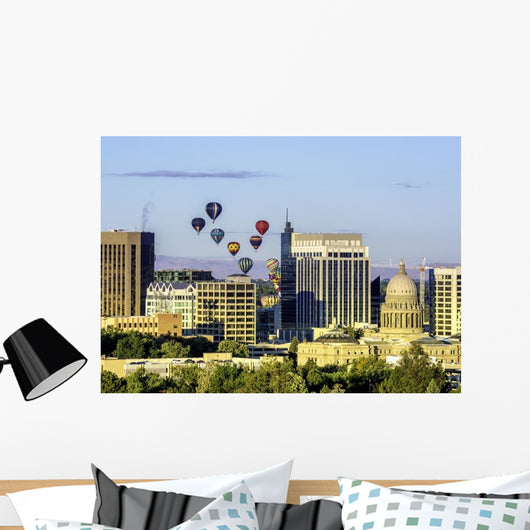 City Boise Skyline with Wall Decal