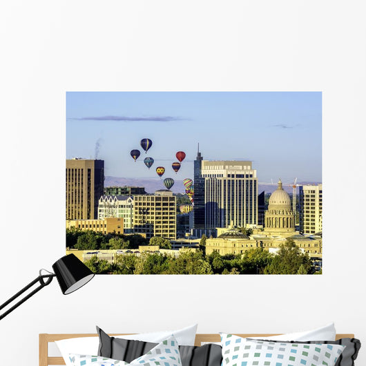 City Boise Skyline with Wall Decal