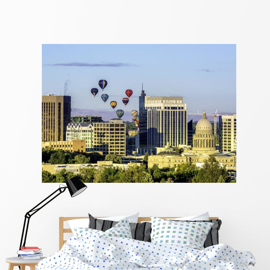 City Boise Skyline with Wall Decal