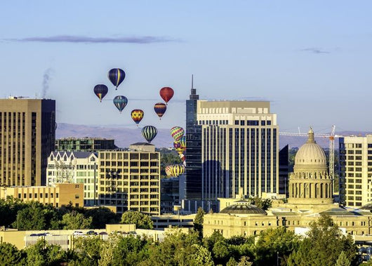 City Boise Skyline with Wall Decal