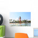 Hawaii Beach Woman Paddle Boarding Wall Decal
