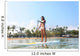 Hawaii Beach Woman Paddle Boarding Wall Decal