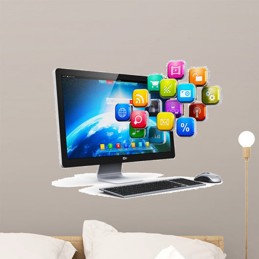 Computer Applications and Internet Wall Decal