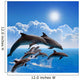 Jumping Dolphins Wall Decal