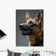 Studio Shot German Shepherd Wall Decal