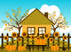Autumn Garden Wall Decal