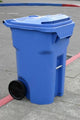 Blue Recycling Container Wall Decal