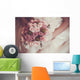 beautiful bouquet  in the the bride's hands Wall Mural