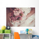 beautiful bouquet  in the the bride's hands Wall Mural